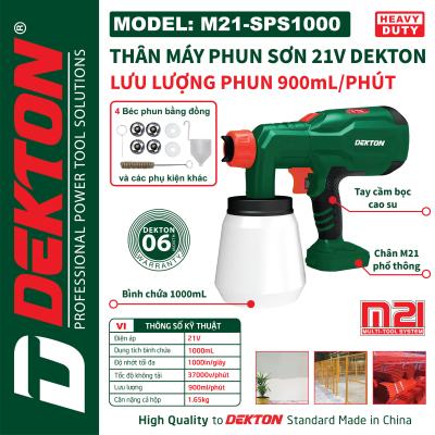 Máy phun sơn Dekton M21-SPS1000 (Chỉ thân máy)